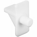 Prime-Line WHT Shelf Support Peg, 8PK U 10138